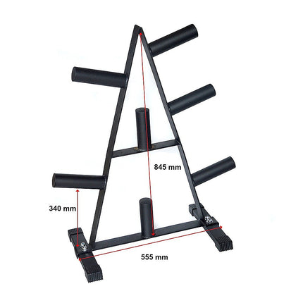 Olympic Weight Plate Storage Rack 250kg Capacity 5