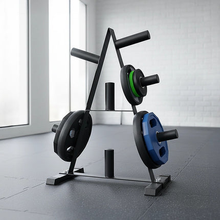 Olympic Weight Plate Storage Rack 250kg Capacity 9