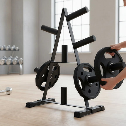 Olympic Weight Plate Storage Rack 250kg Capacity 11