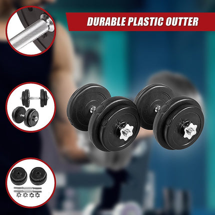 20KG Dumbbell Adjustable Weight Set 8