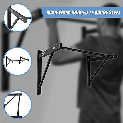 Wall Mounted Pull Up Bar – Heavy Duty Chin Up Station for Home Upper Body Training 8