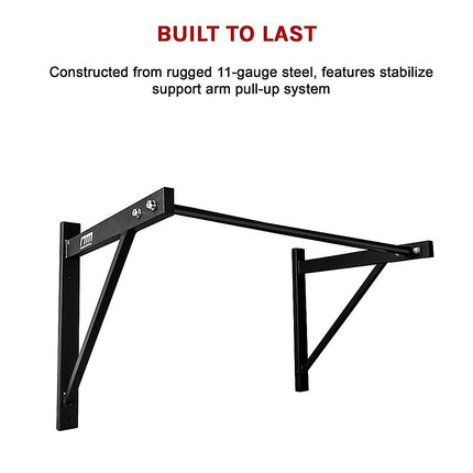 Wall Mounted Pull Up Bar – Heavy Duty Chin Up Station for Home Upper Body Training 5