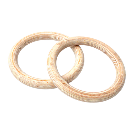 202mm Wooden Gymnastic Rings – Olympic Gym Strength Training & Fitness 6