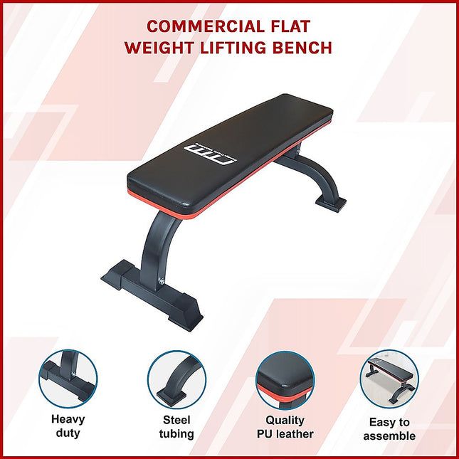 Commercial Flat Weight Lifting Bench 2