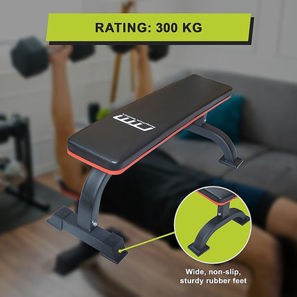 Commercial Flat Weight Lifting Bench 4