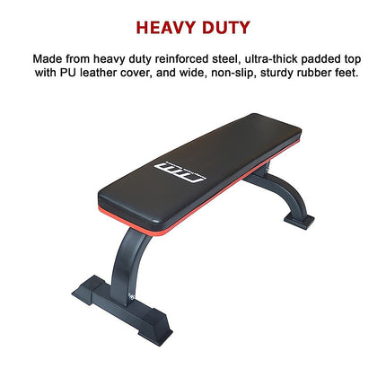Commercial Flat Weight Lifting Bench 10