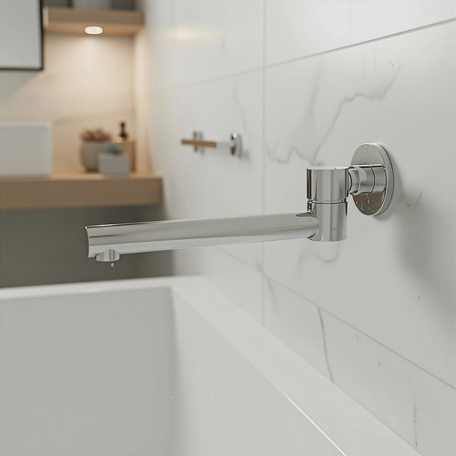 240mm Brass Bath Safety Spout Swivel 2
