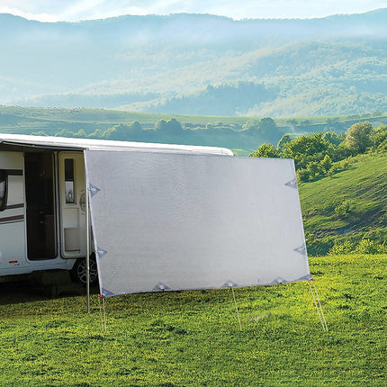 4.6m Caravan Privacy Screen Side Sunscreen Sun Shade for 16' Roll Out Awning 2