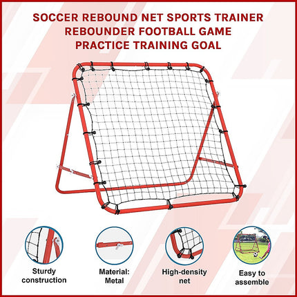 100x100cm Soccer Rebound Net Trainer – Football Rebounder for Practice & Training 3