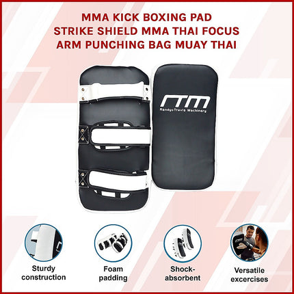 MMA Kick Boxing Pad Strike Shield – Muay Thai Focus Punching Pad Training Gear 3