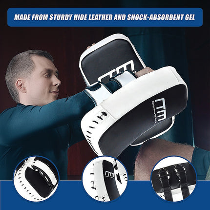 MMA Kick Boxing Pad Strike Shield – Muay Thai Focus Punching Pad Training Gear 7