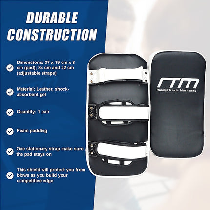 MMA Kick Boxing Pad Strike Shield – Muay Thai Focus Punching Pad Training Gear 9