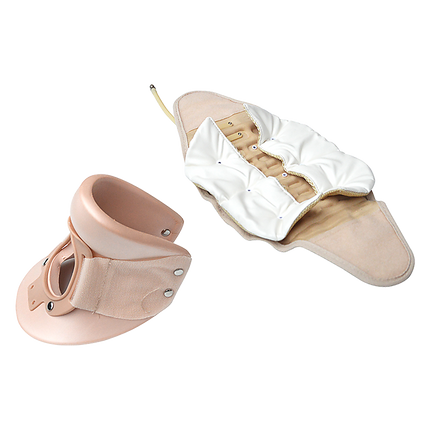 Neck Traction Air Decompression Support Brace Cervical Collar Hand Pump 4