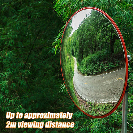 60cm Wide Angle Security Curved Convex Road Safety Mirror Traffic Driveway 8