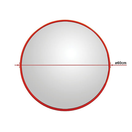 60cm Wide Angle Security Curved Convex Road Safety Mirror Traffic Driveway 13