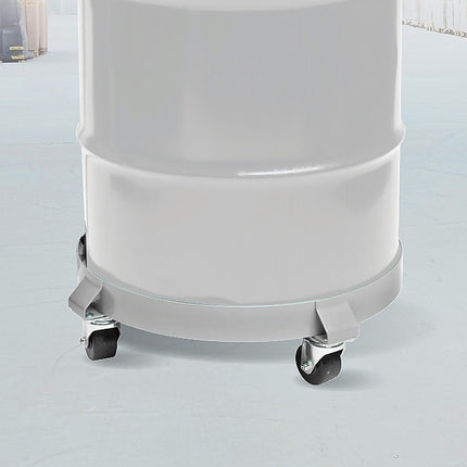 Drum Dolly 450kg 55 Gallon w Swivel Casters Heavy Duty Steel Frame Non Tipping 5