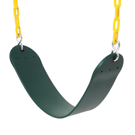 2 Pack Heavy Duty Playground Swing Seats with 66 Inch Plastic Coated Chains for Outdoor Backyard Play 4