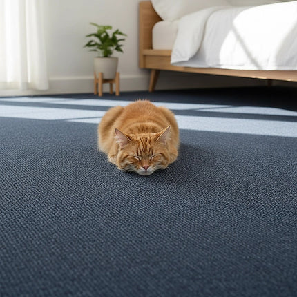 5m2 Box of Premium Carpet Tiles Commercial Domestic Office Heavy Use Flooring Blue 5