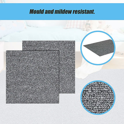 5m2 Box of Premium Carpet Tiles Commercial Domestic Office Heavy Use Flooring Grey 8