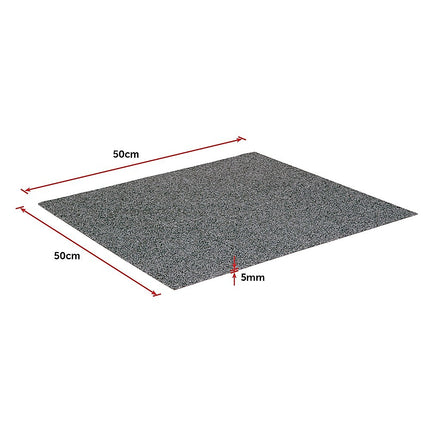 5m2 Box of Premium Carpet Tiles Commercial Domestic Office Heavy Use Flooring Grey 10