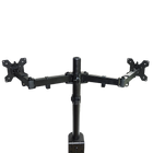 Dual LCD Monitor Desk Mount Stand Adjustable Fits 2 Screens Up To 27