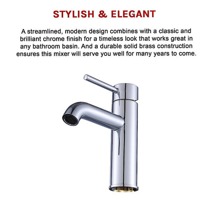 Basin Mixer Tap Faucet -Kitchen Laundry Bathroom Sink 9