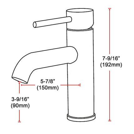 Basin Mixer Tap Faucet -Kitchen Laundry Bathroom Sink 10