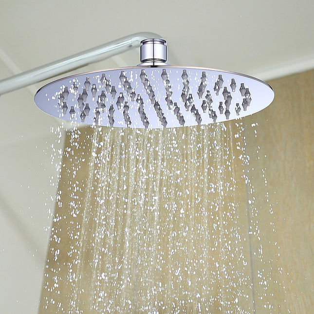 200mm Shower Head Round 304SS Polished Chrome Finish 2