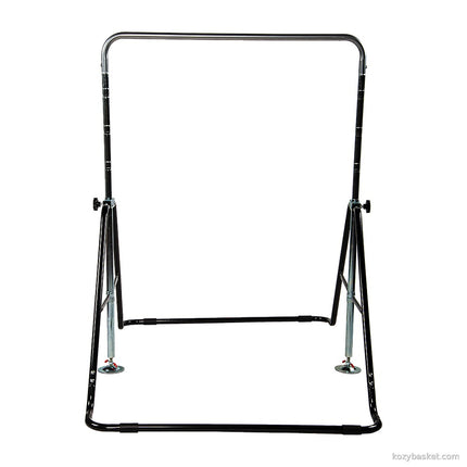 Kids Gymnastics Bars Training Horizontal Bar Monkey Kip Bar Black