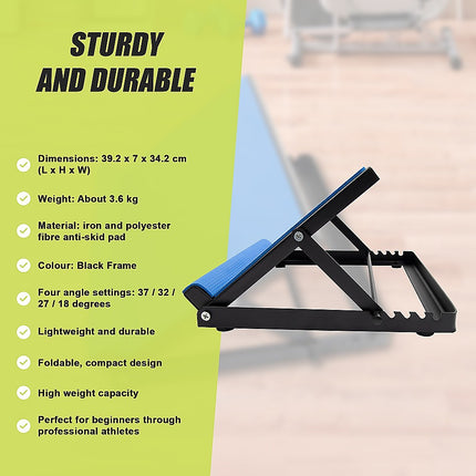 Adjustable Slant Board Stretching Ramp for Calf Ankle Incline 10