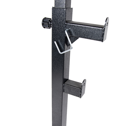 Commercial Squat Rack Adjustable Pair Fitness Exercise Weight Lifting Gym Barbell Stand 6