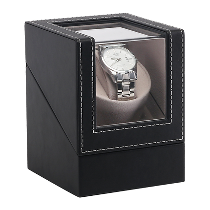 Automatic Watch Winder Display Box Case Motor Rotation Storage PU Leather 8