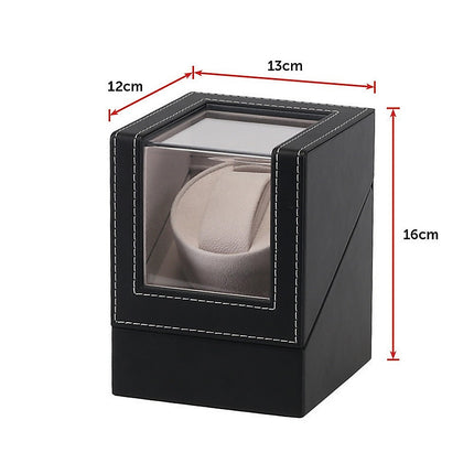 Automatic Watch Winder Display Box Case Motor Rotation Storage PU Leather 11