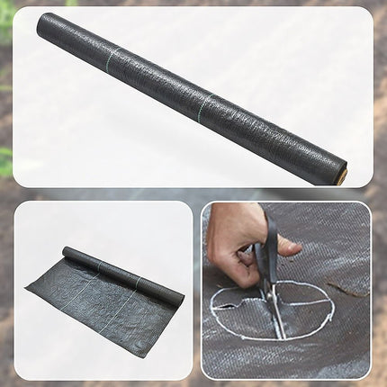 Heavy Duty Weed Control PP Woven Fabric Weed Mat Gardening Plant 1.83m x 30m 8