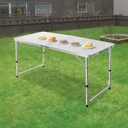 Aluminium Folding Table 120cm Portable Indoor Outdoor Picnic Party Camping Tables 2