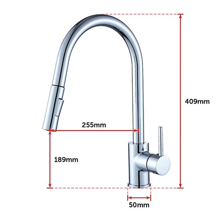 Basin Mixer Tap Faucet -Kitchen Laundry Bathroom Sink 8