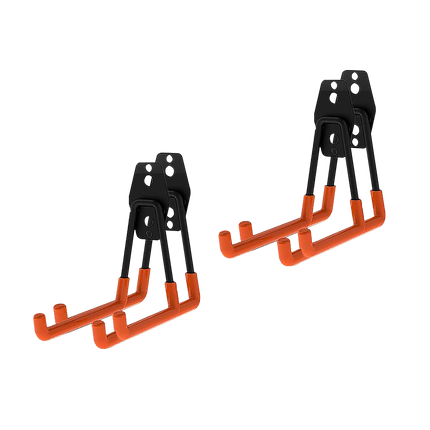 12-Pack Wall Mount Garage Hooks Tool Storage Workshop Organiser Heavy Duty Steel 6