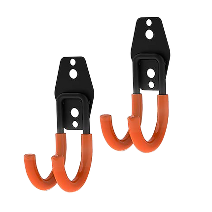 12-Pack Wall Mount Garage Hooks Tool Storage Workshop Organiser Heavy Duty Steel 9
