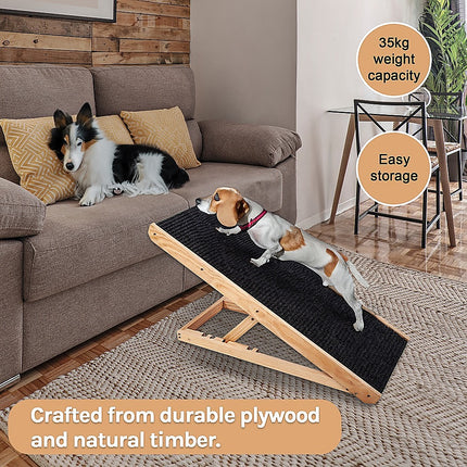 Dog Ramp Pet Ramp Adjustable Heights Portable 7