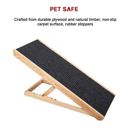 Dog Ramp Pet Ramp Adjustable Heights Portable 8