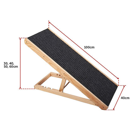 Dog Ramp Pet Ramp Adjustable Heights Portable 9