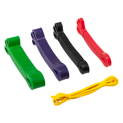 Resistance Band Loop Set of 5 Heavy Duty Gym Yoga Workout 4