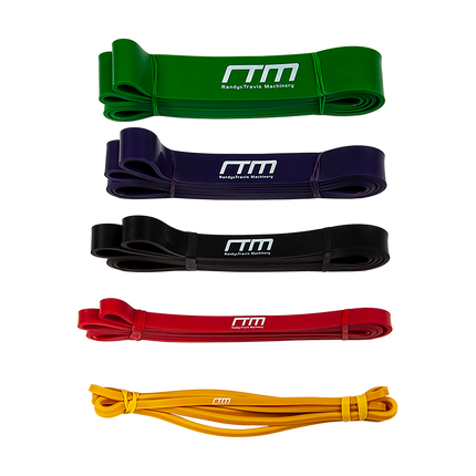 Resistance Band Loop Set of 5 Heavy Duty Gym Yoga Workout 5
