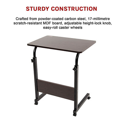 Mobile Laptop Desk Bed Stand Computer Table Adjustable Notebook Bedside Table 7