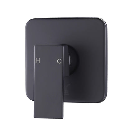 Shower Bath Mixer Tap Bathroom WATERMARK Approved - Electroplated Matte Black 6