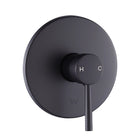 Shower Bath Mixer Tap Bathroom Electroplated Matte Black
