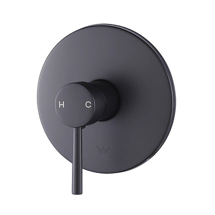 Shower Bath Mixer Tap Bathroom Electroplated Matte Black 5