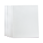 5 pack of 50x60cm Artist Blank Stretched Canvas Canvases Art Large White Range Oil Acrylic Wood