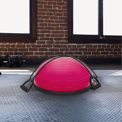 Yoga Balance Trainer Exercise Ball for Arm, Leg, Core Workout with Pump, 2 Resistance Bands 5