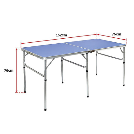 152cm Portable Folding Ping Pong Table Tennis Game Set